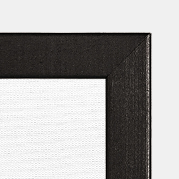Čierny dekoratívny rám