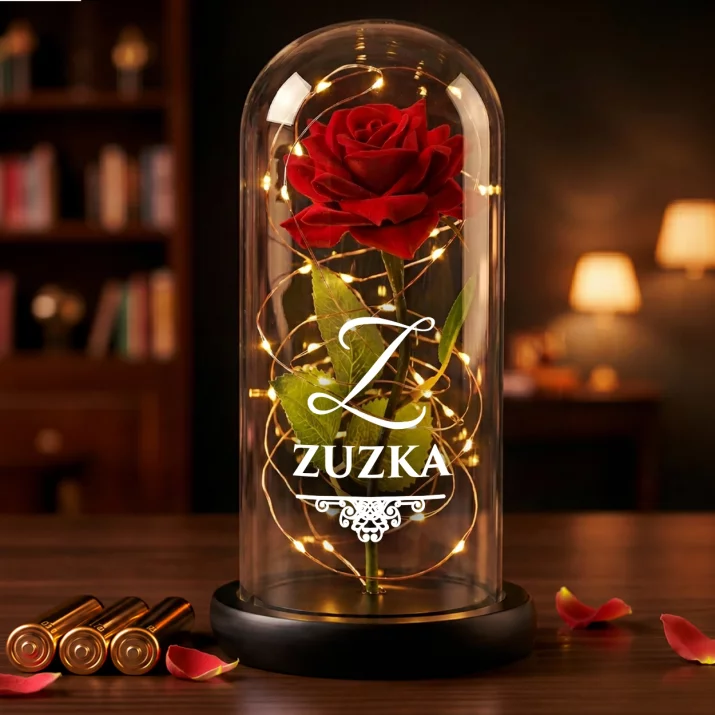 Elegant - Večná ruža v skle