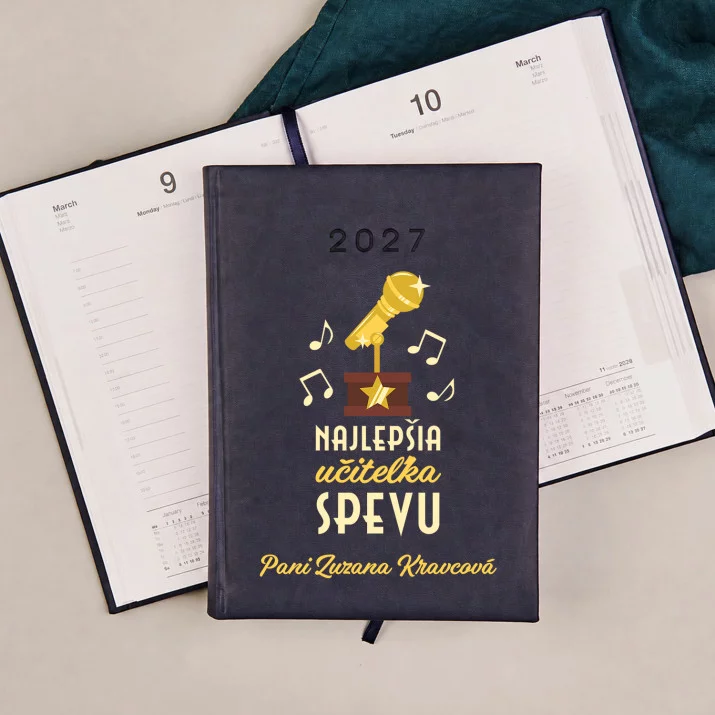 Najlepšia učiteľka spevu - Kalendár