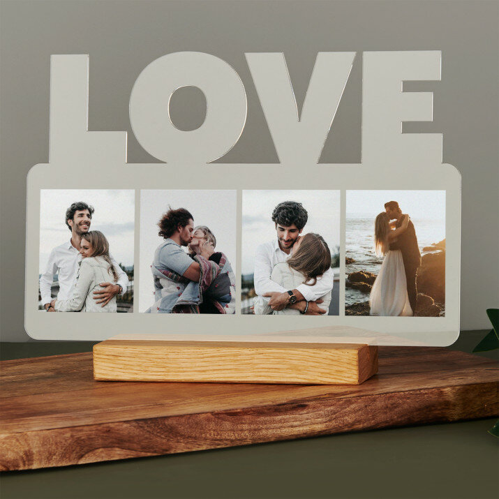 4 fotografie z lásky - Tlač na akrylové sklo LOVE