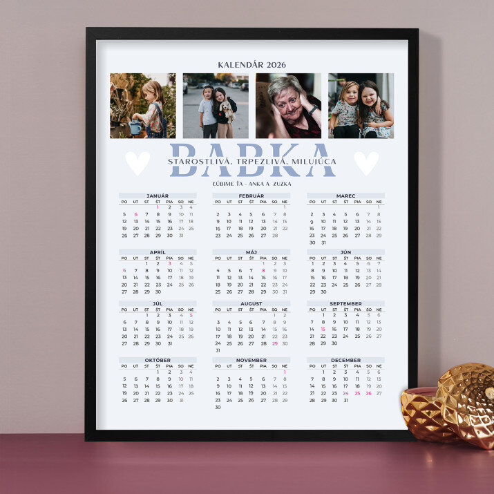 Babka - Kalendár v ráme