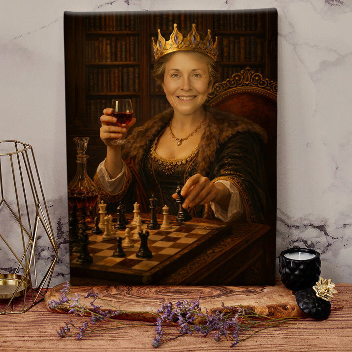 Babka kráľovná hier - Kráľovský portrét