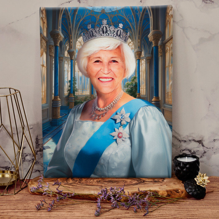 Babka kráľovná - Kráľovský portrét