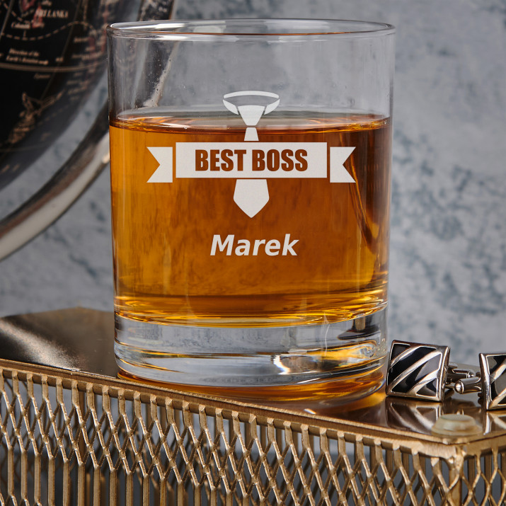 Best boss - Pohár na whisky