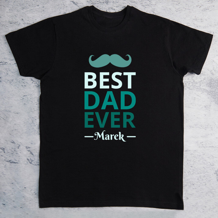 Best dad - Pánske čierne tričko