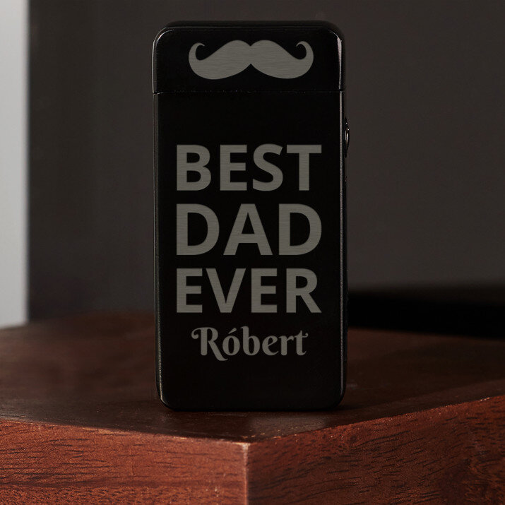 Best dad - Plazmový zapaľovač čierny