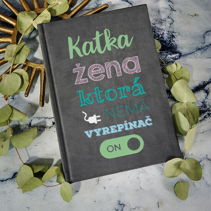 Bez vypínača - Notes A5 s potiskem