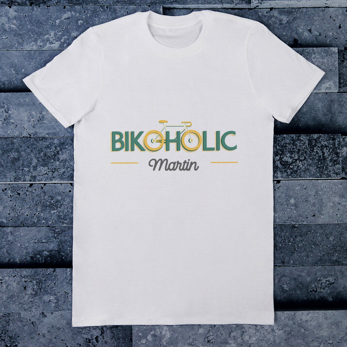 Bikoholic - Pánske tričko s potlačou