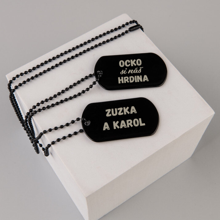 Hrdina ocko - Identifikačné známka