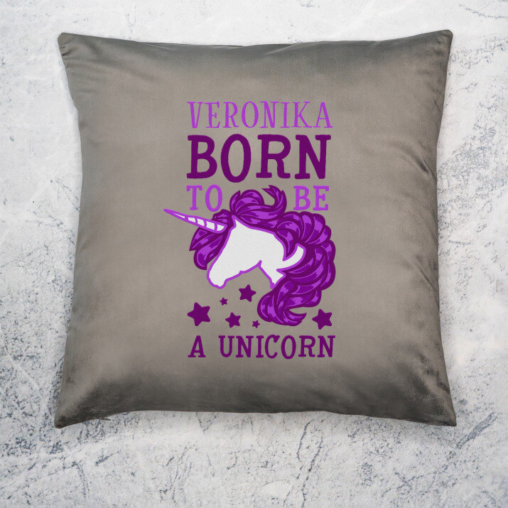 Born to be a unicorn - Dekoračný vankúš