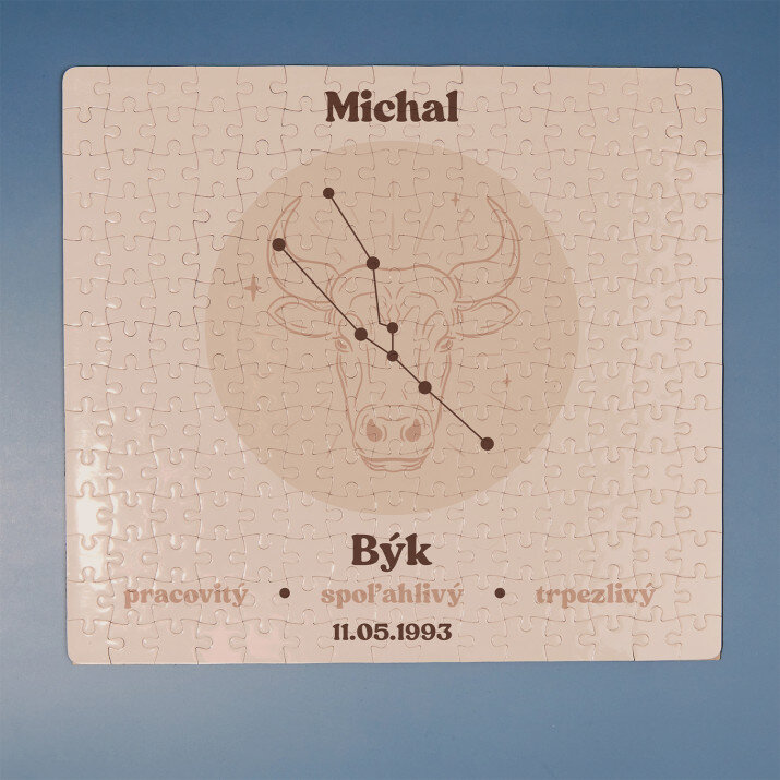 Býk znamenie - Magnetické puzzle
