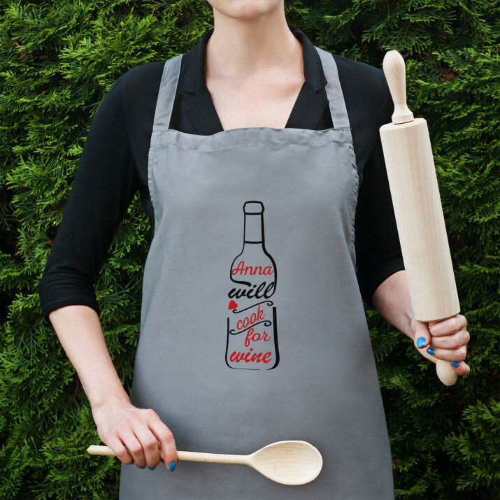 Cook for wine - Kuchynská zástera