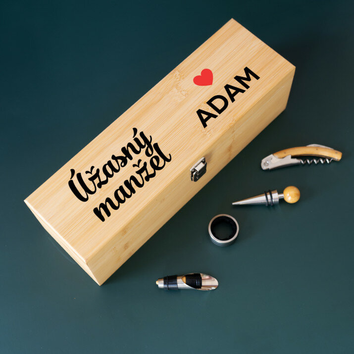 Úžasný manžel - Box na víno