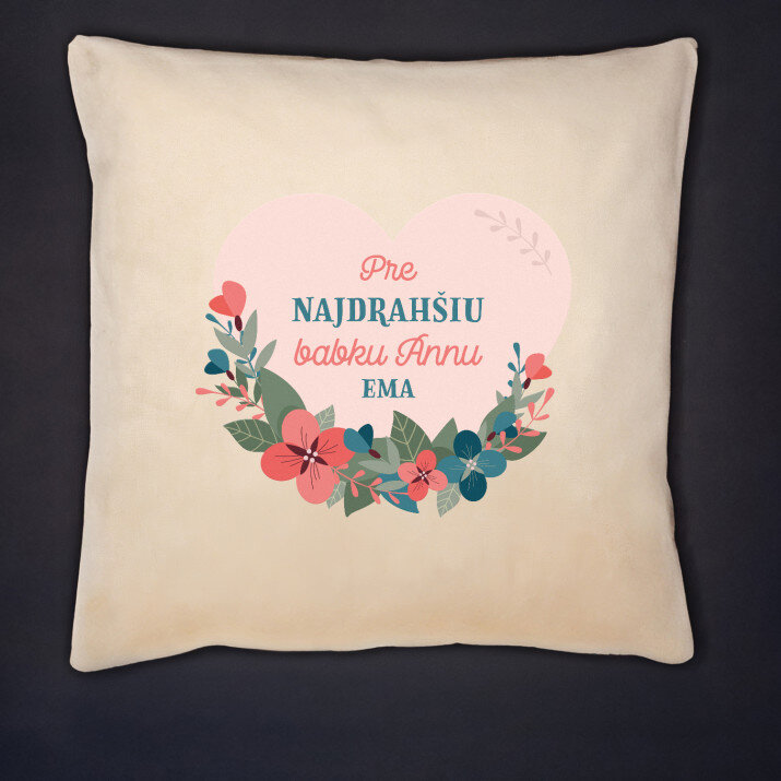 Pre najdrahšiu babku - Dekoračný vankúš
