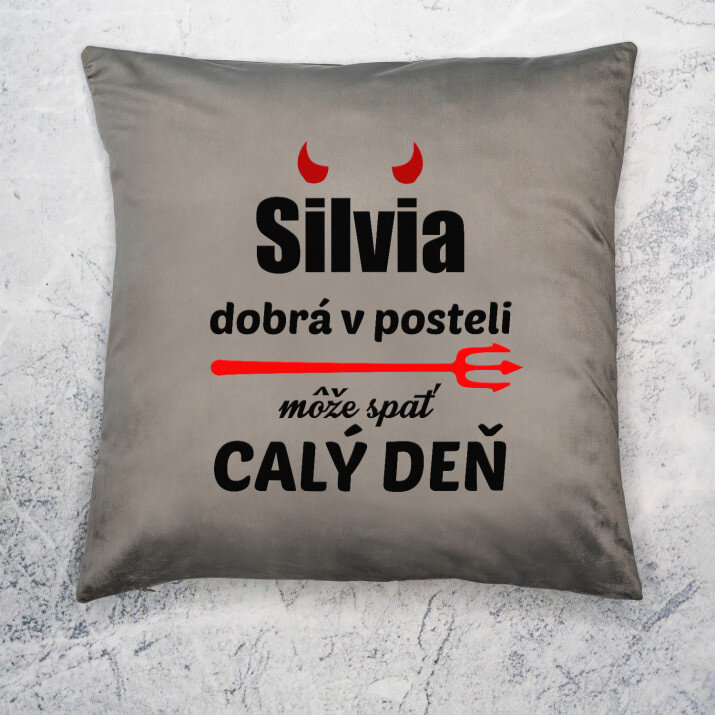 Dobrá v posteli - Dekoračný vankúš