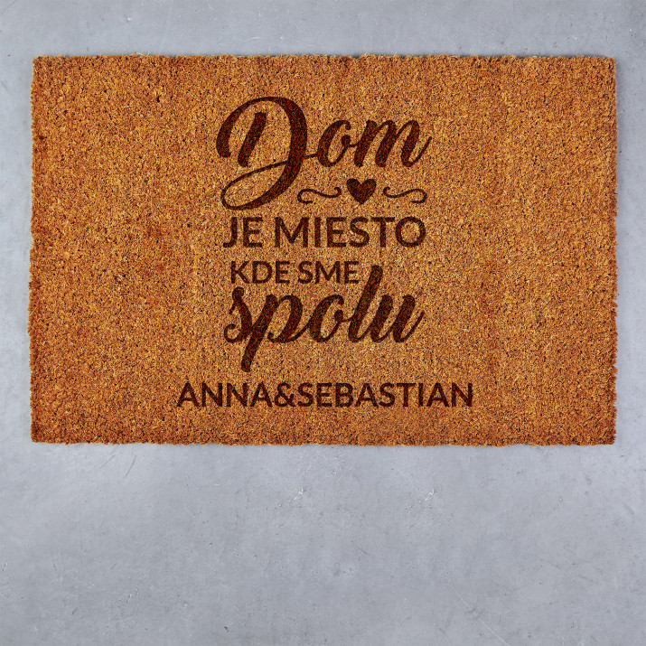 Dom je tam - Kokosová rohožka