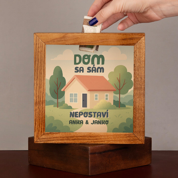 Dom sa sám nepostaví - Drevené prasiatko