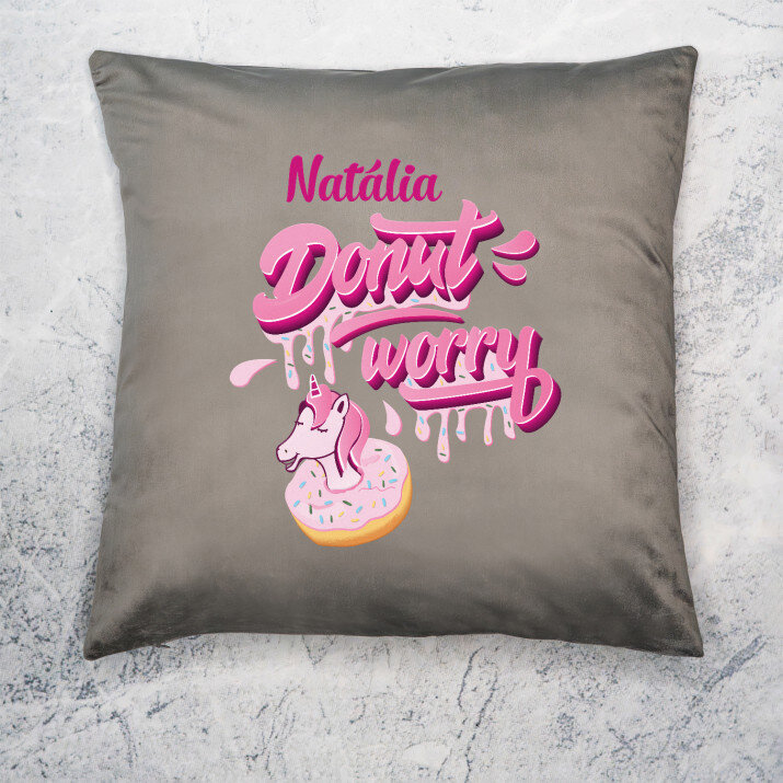 Donut worry - Dekoračný vankúš