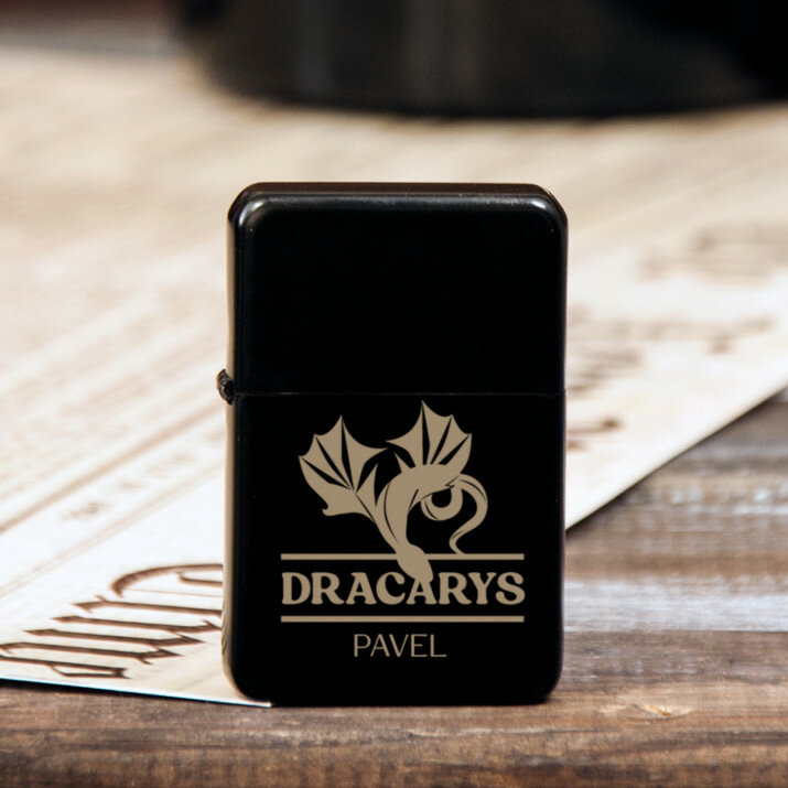 Dracarys - gravírovaný zapaľovač
