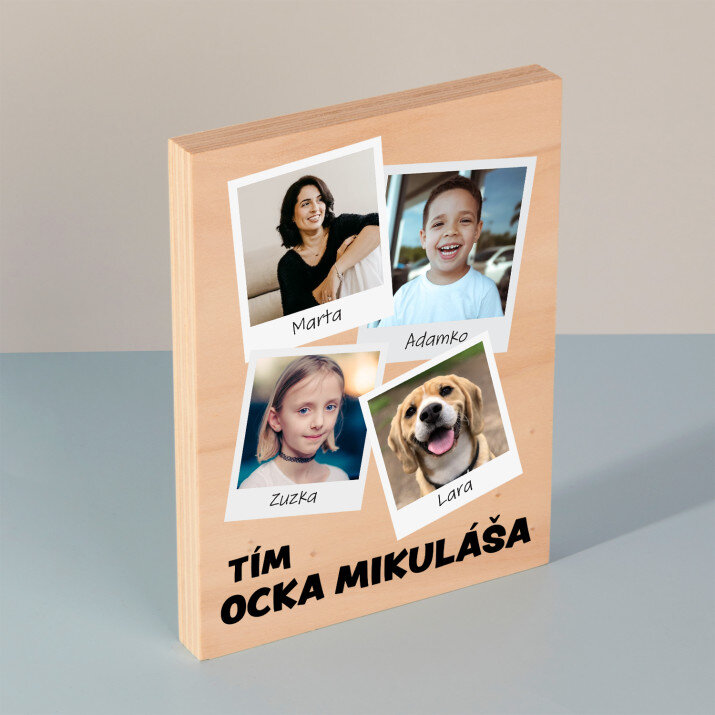 Tím ocka - Tlač na drevo