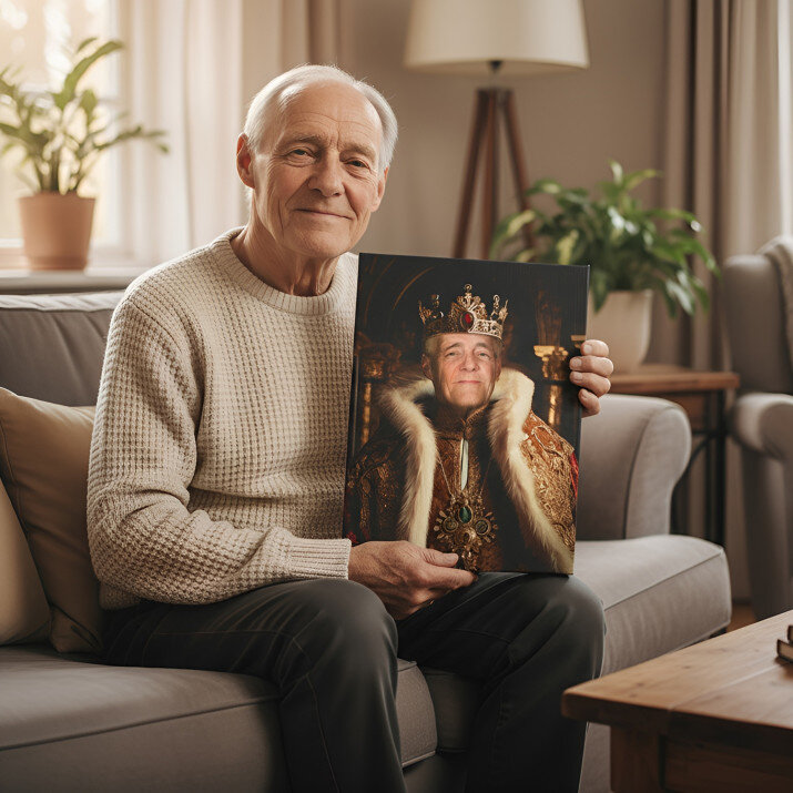 Dedko kráľ - Kráľovský portrét