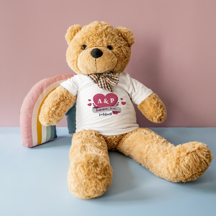 Ďakujem, že si, poklad - Medvedík 90 cm