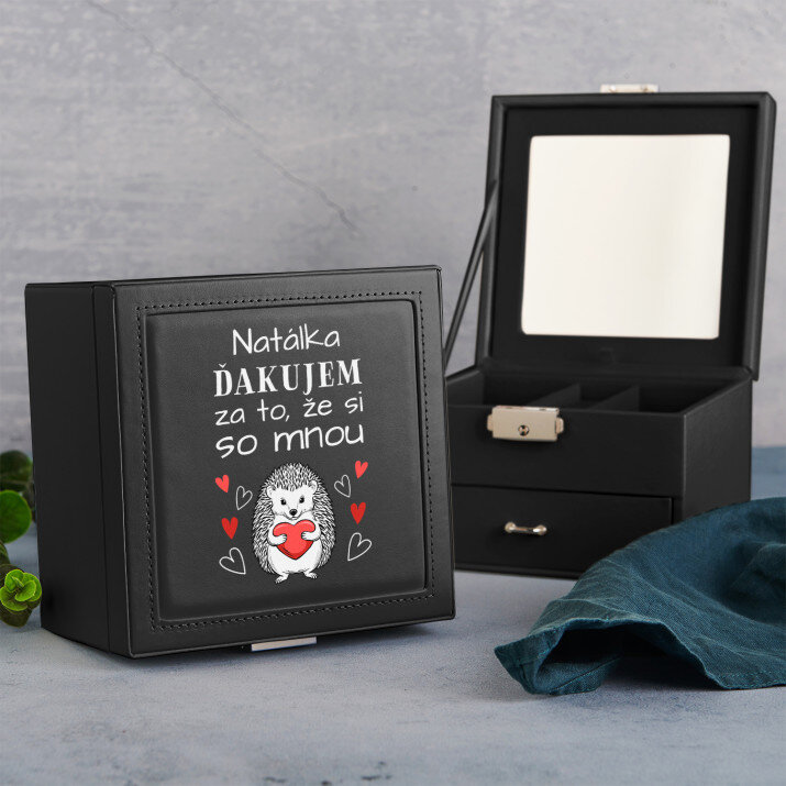 Ďakujem, že si - Čierna krabička so zrkadlom