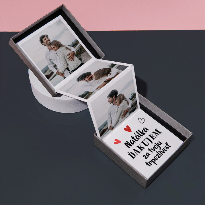 Ďakujem za tvoju trpezlivosť - Sada fotografií harmonika