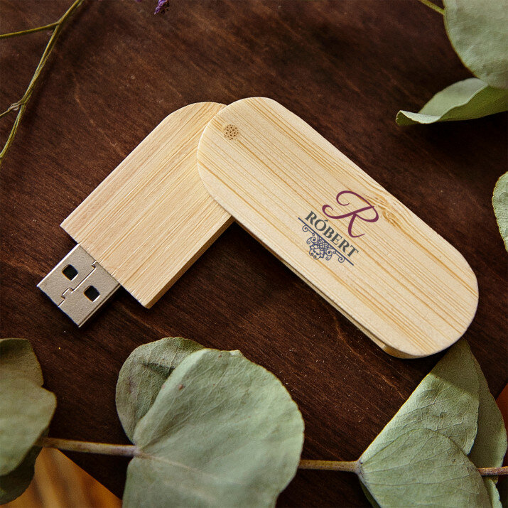 Elegantný - Pamäť Usb Flash S Tlačou