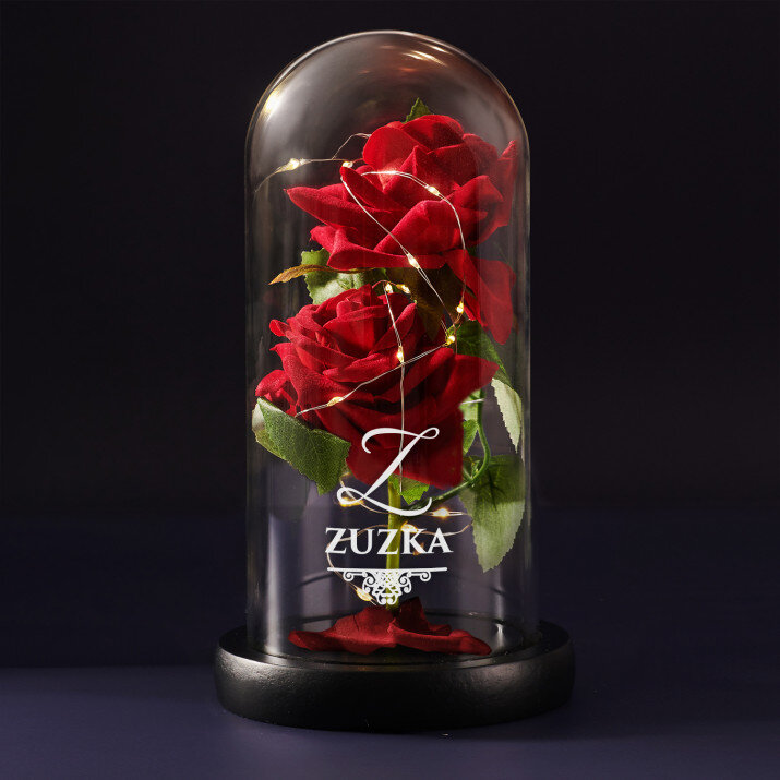 Elegant - Večná ruža v skle