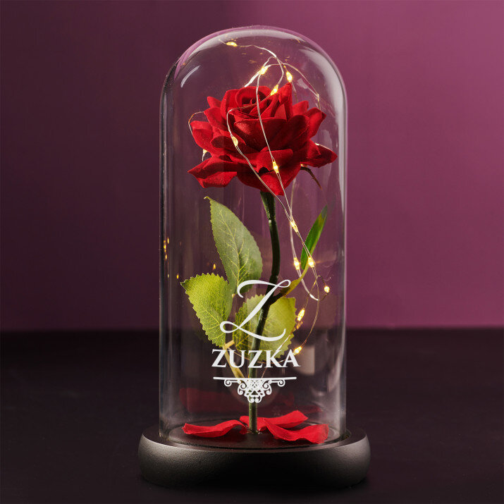 Elegant - Večná ruža v skle