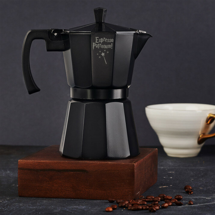 Espresso patronum - Moka kávovar s gravírovaním