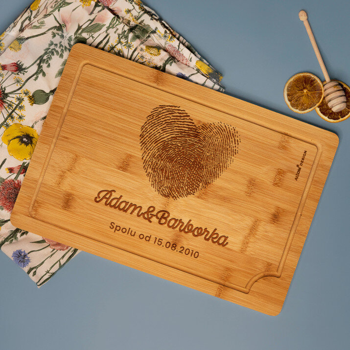 Fingerprints - Doska s gravírováním