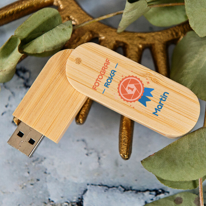 Fotograf roka - Pamäť Usb Flash S Tlačou