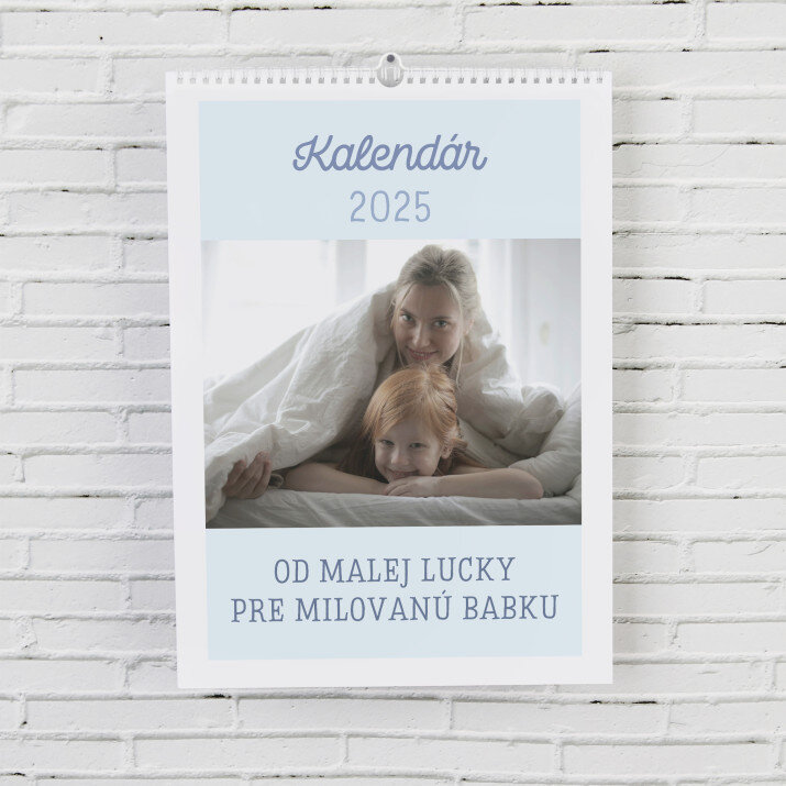 Pastelový fotokalendár - Nástenný kalendár