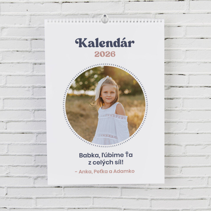 Kreslený fotokalendár - Nástenný kalendár