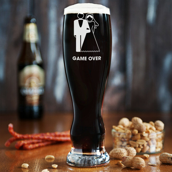Game over - Gravírované pohare na pivo