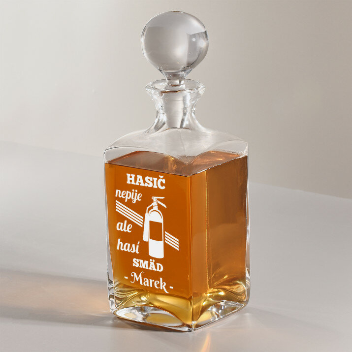 Uhasí smäd - Karafa na whisky