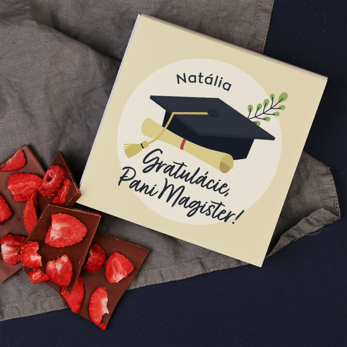 Gratulácie, Pani Magister - Čokoláda s jahodami