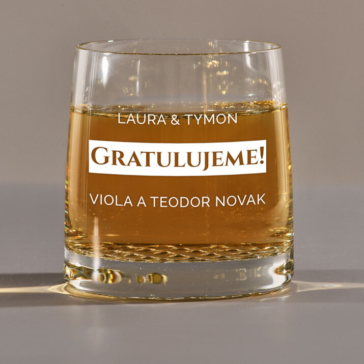 Gratulujeme - Pohár na whisky