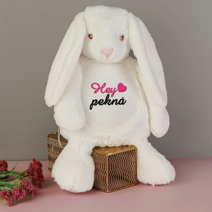 Hej pekná - Plyšová hračka s výšivkou