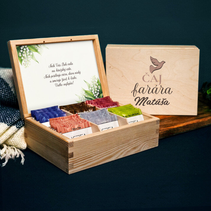 čaj farára - Sada čajov v krabičke