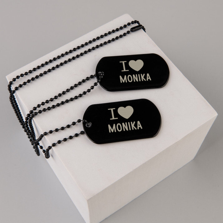 I love - Identifikačné známka