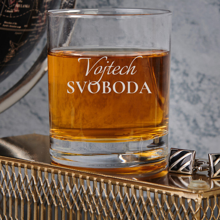 Meno a priezvisko - Pohár na whisky
