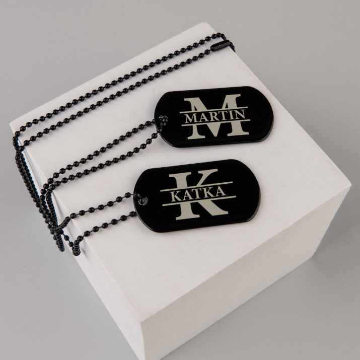 Iniciála s menom - Identifikačné známka