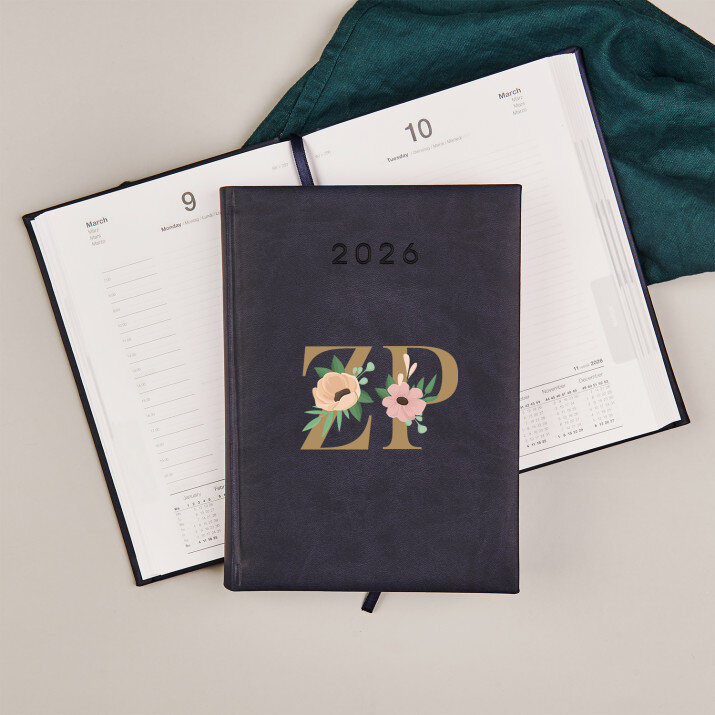 Iniciály kvety - Kalendár
