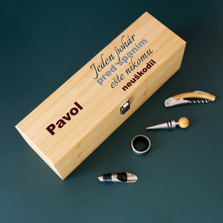 Jeden pohár - Box na víno