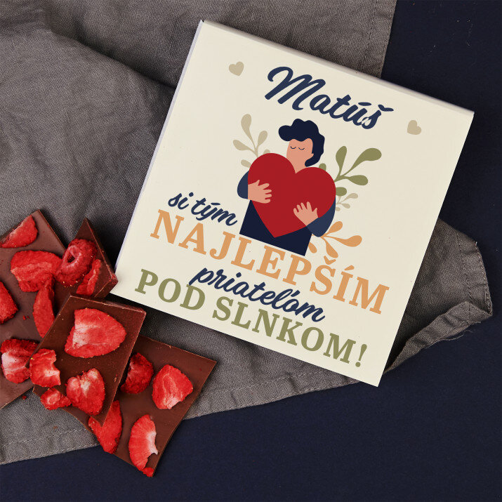 si ten najlepší priateľ pod slnkom - Čokoláda s jahodami