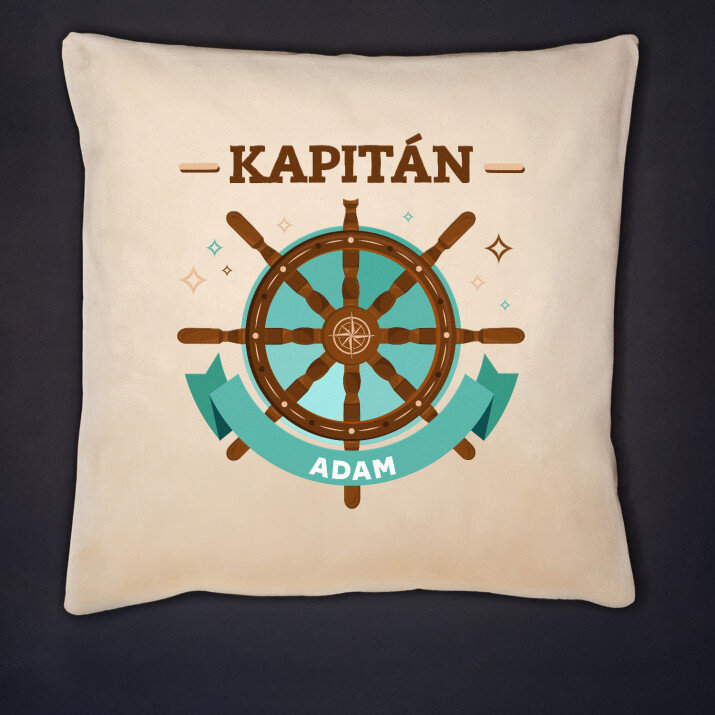 Kapitán - Dekoračný vankúš