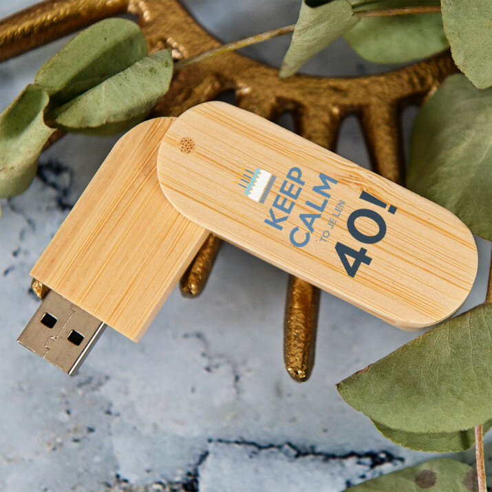 Keep calm narodeniny - Pamäť Usb Flash S Tlačou